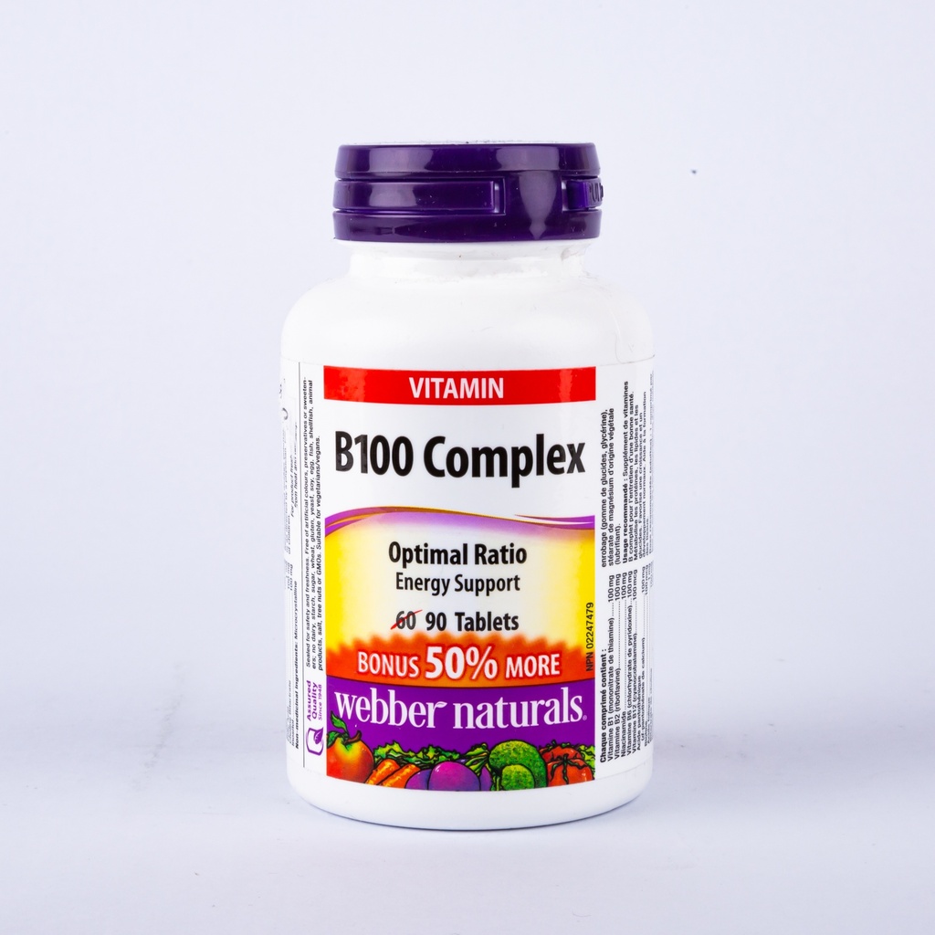 Wn B100 Complex 100Mg Of B Vitamin  Softel 90'S-