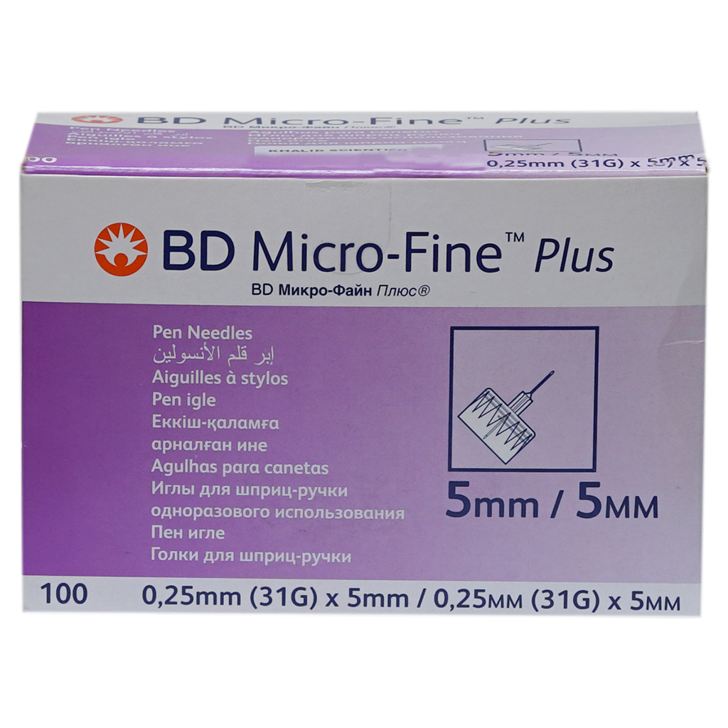 Bd Micro Fine + Needle 31G X 5Mm 100'S-