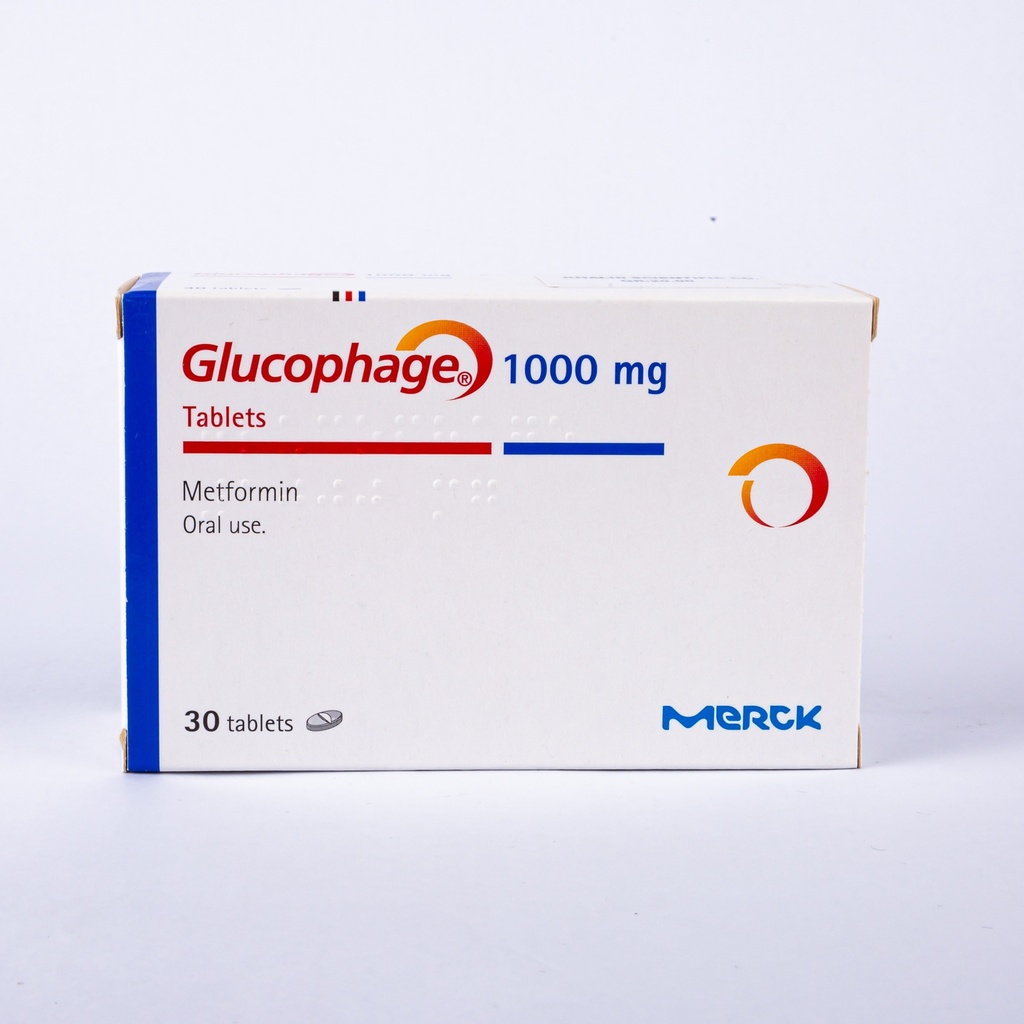 Glucophage 1000Mg Tab 30'S-