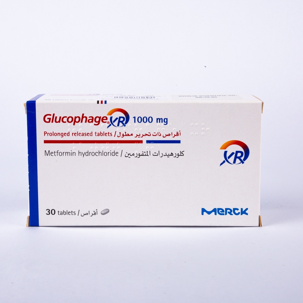 Glucophage Xr 1000Mg 30'S-
