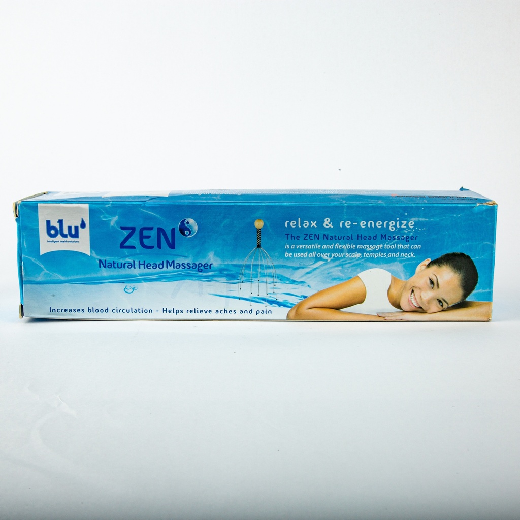 Blu Zen Natural Head Massager-