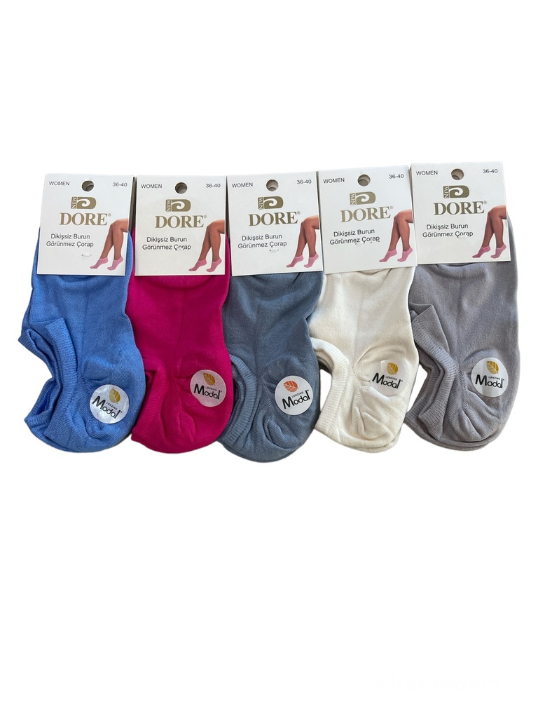 5pk Ultimate Comfort Trainer Liners Socks A - 36-40
