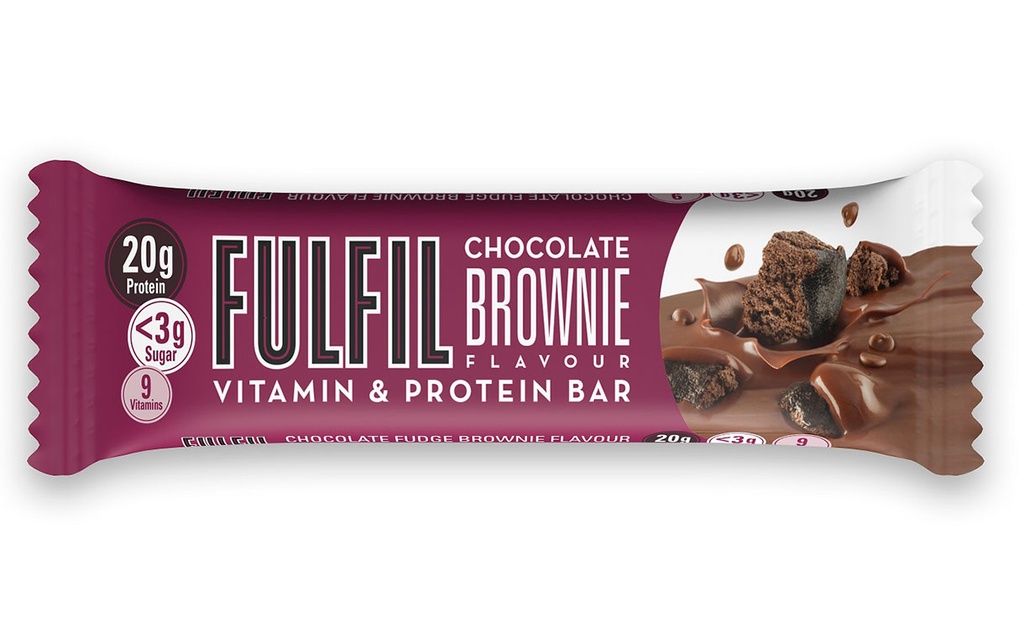 فولفيل بالفيتامين والبروتين بار شوكولاتة براوني 55 جرام