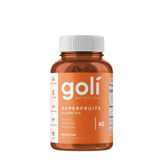 Goli Super Fruit Gummies Collagen-Promoting Ingredients 60s