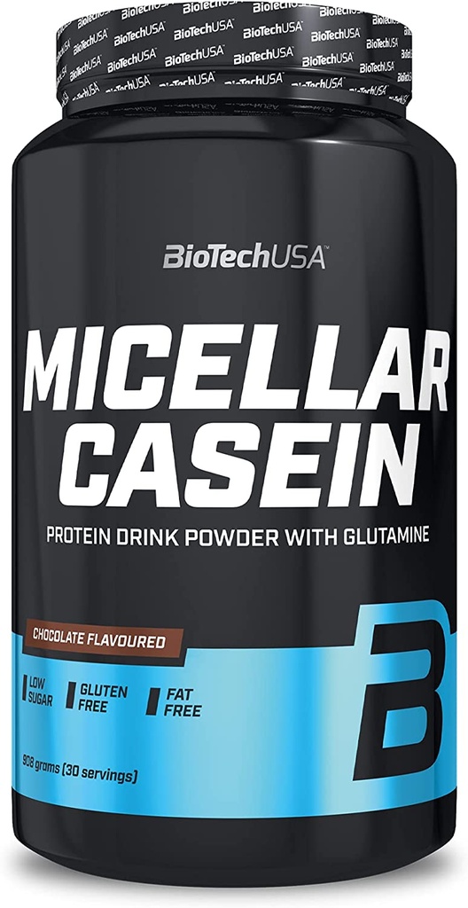 BioTechUSA Micellar Casein, Protein Drink Powder 908g Chocolate