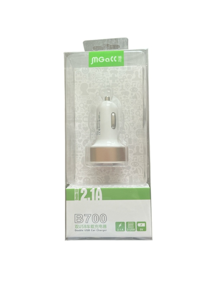 MGACC Double USB Car Charger 2.1A