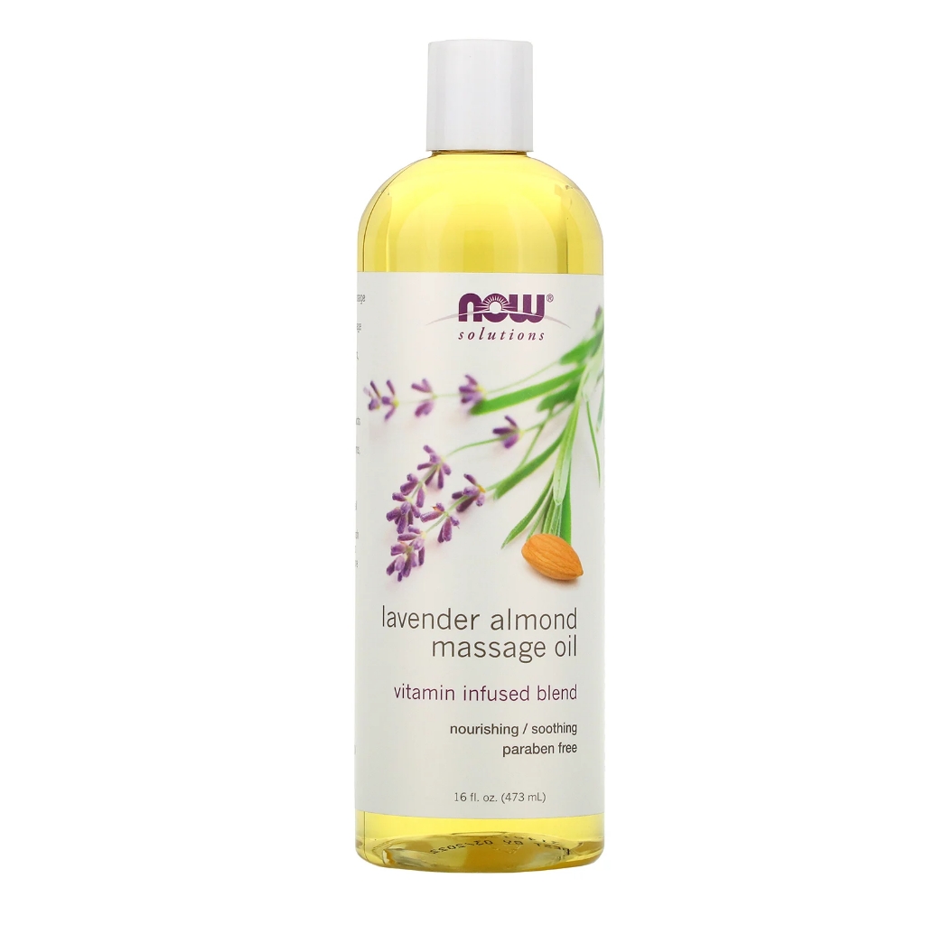 Now Lavender Almond Massage Oil 473ml