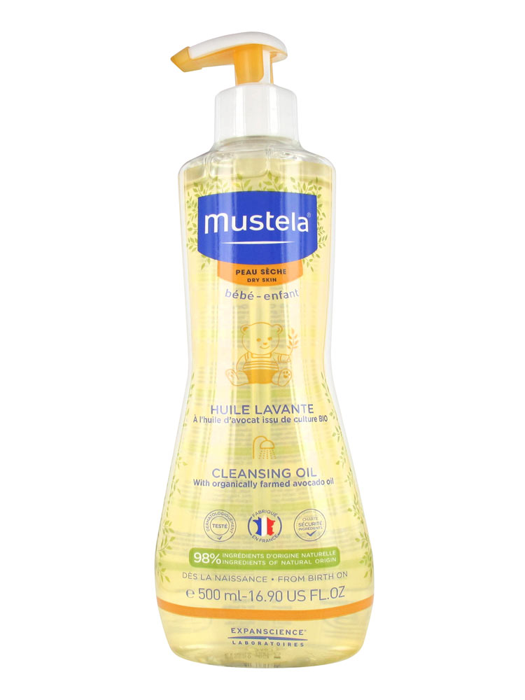 Mustela Cleansing Bath Oil For Dry Skin 500 ml