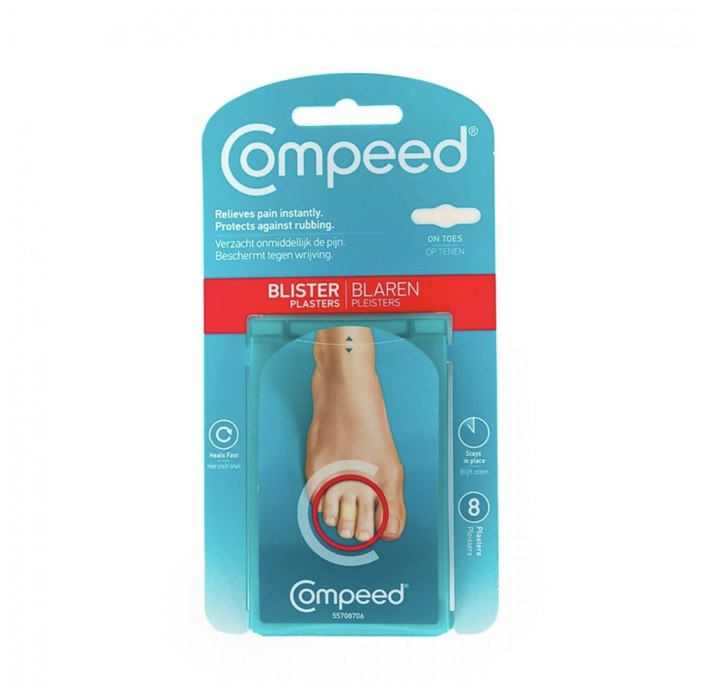 Compeed Blister On Toe Plasters 8Pcs