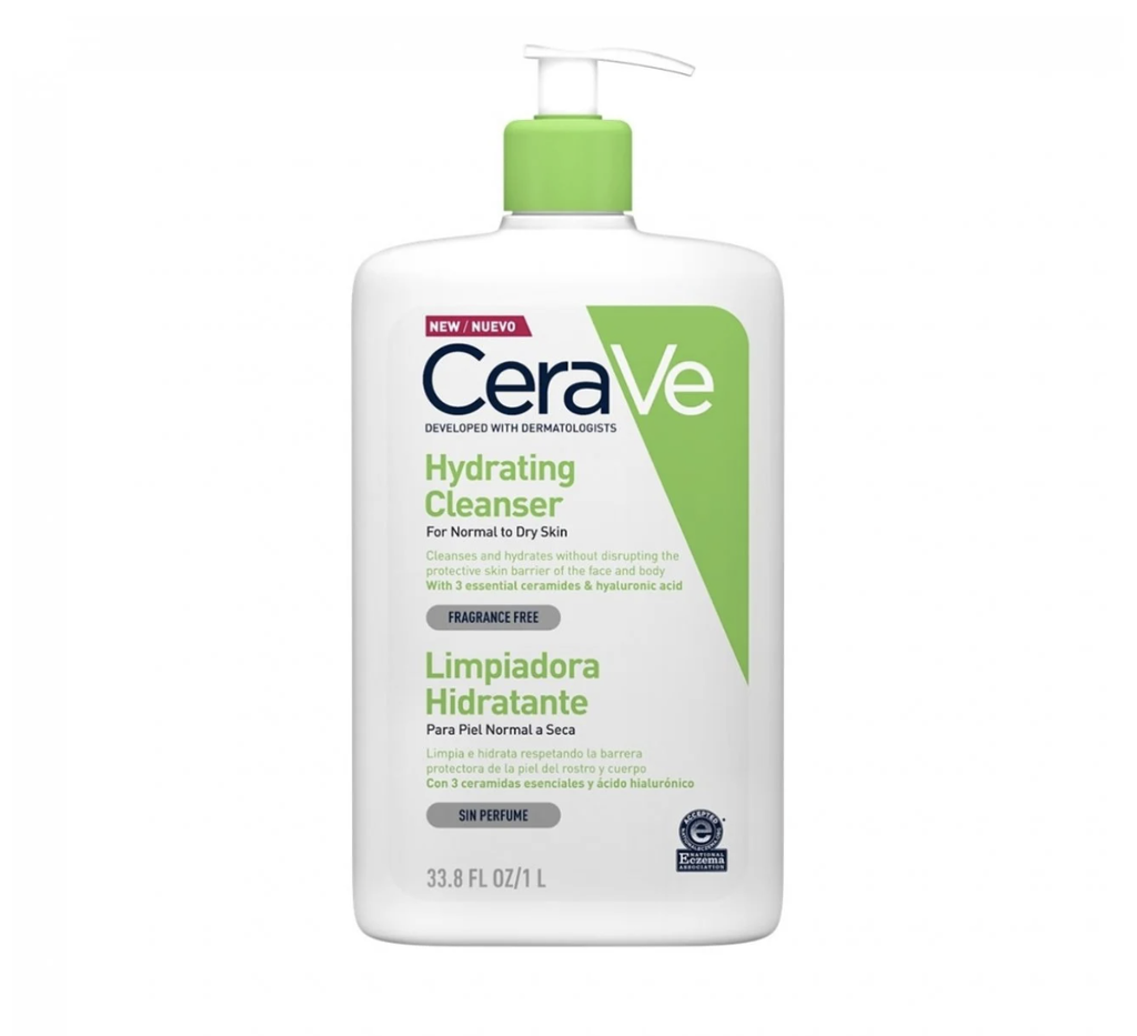 Cerave Hydrating Cleanser for Normal to Dry Skin 1L