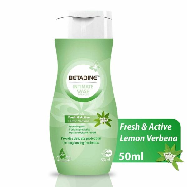 Betadine Intimate Wash Fresh Active Lemon 50ml