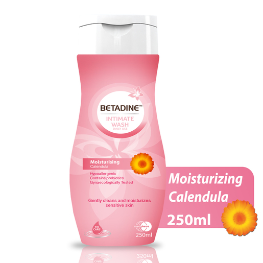 Betadine Intimate Wash Moisturizing Calendula 250ml