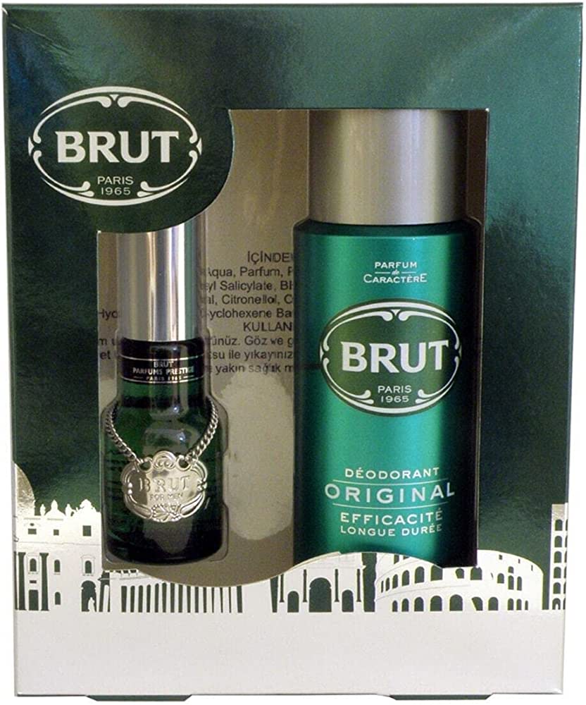 Brut Medallion Original 30 ml Men's Perfume +200 ml Men's Deodorant