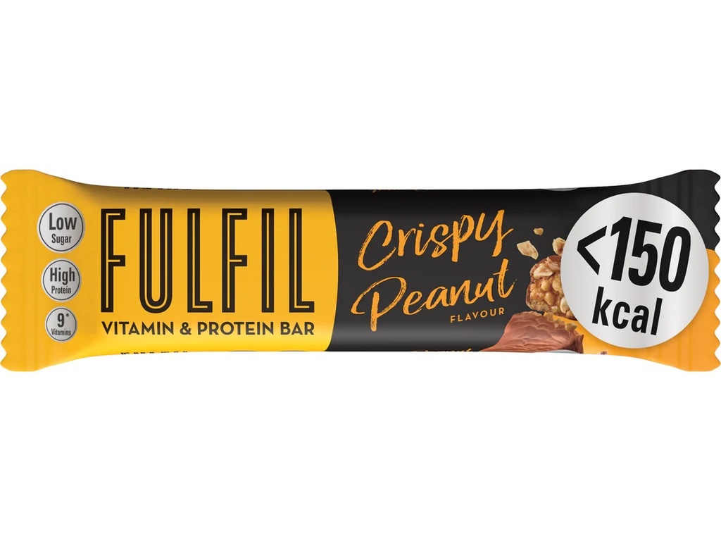 Fulfil Vitamin &amp; Protein Bar Crispy Peanut Flavour - 37gm