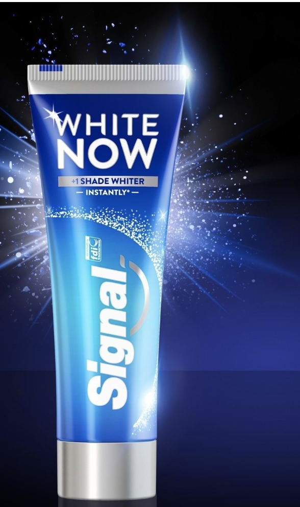 Signal Toothpaste White Now +1 shade whitiner Instant Whiteness 75