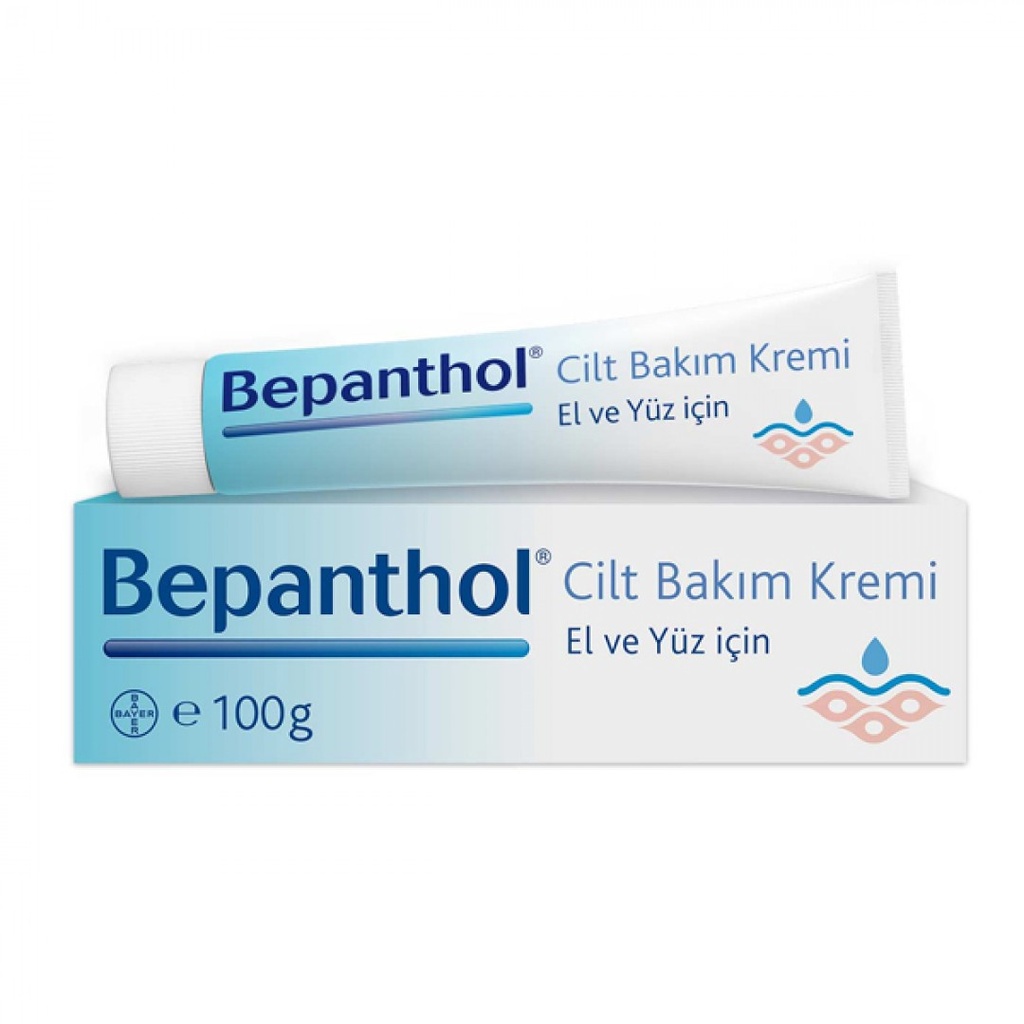 Bepanthol  Daily Skin Care Cream For Face And Hands 100G