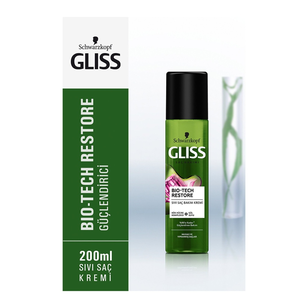Schwarzkopf Gliss Liquid Hair Conditioner Bio-Tech Restore 200 ml
