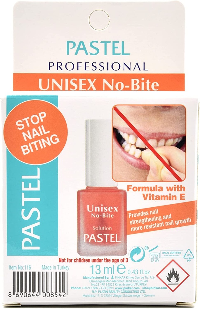 Pastel Unisex No-Bite Solution 13Ml