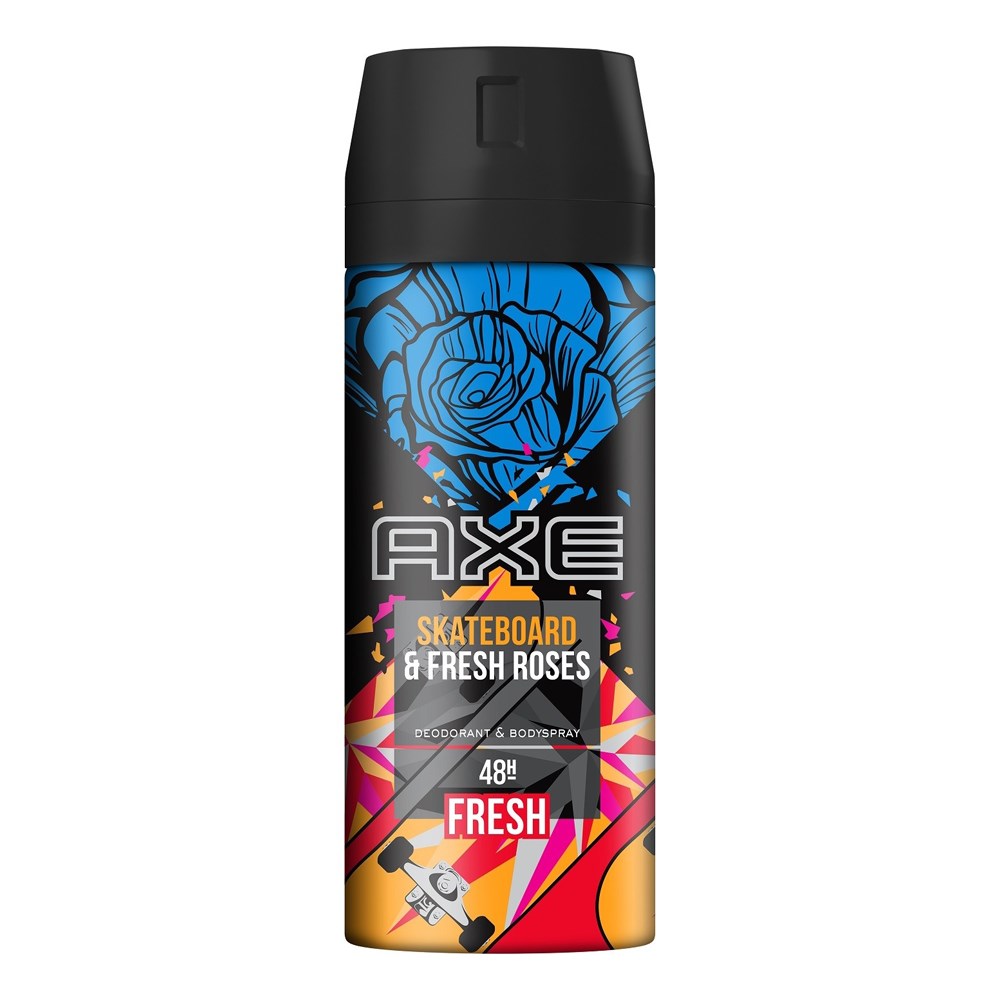 Axe 24h Deodorant Skateboard &amp; Fresh Roses 150ml
