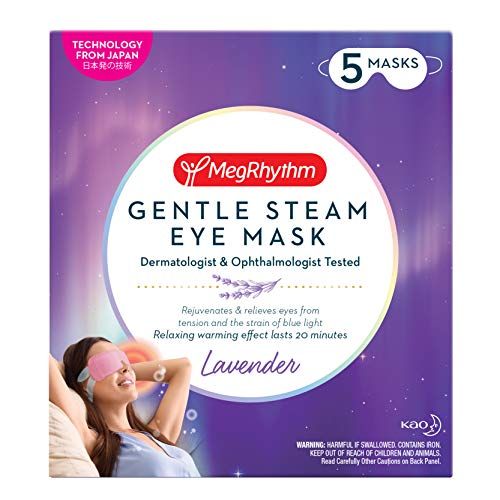 Meg Rhythm Gentle Steam Eye Mask Lavender 5pcs