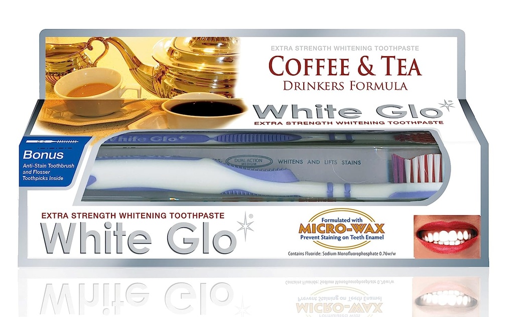 White Glo Coffee and Tea Drinkers Formula Whitening Toothpaste 100ml