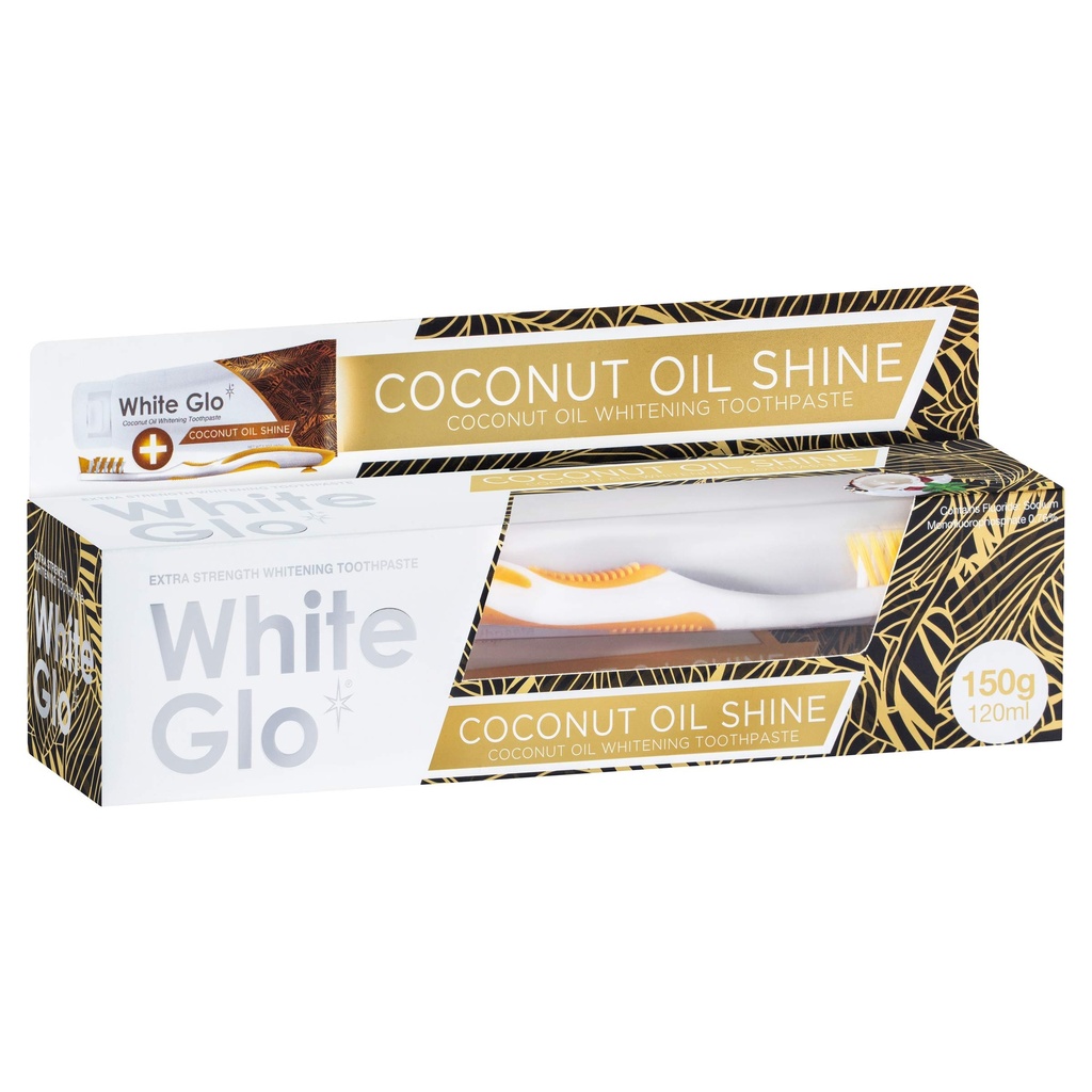 White Glo Coconut Oil Toothpaste 100ml