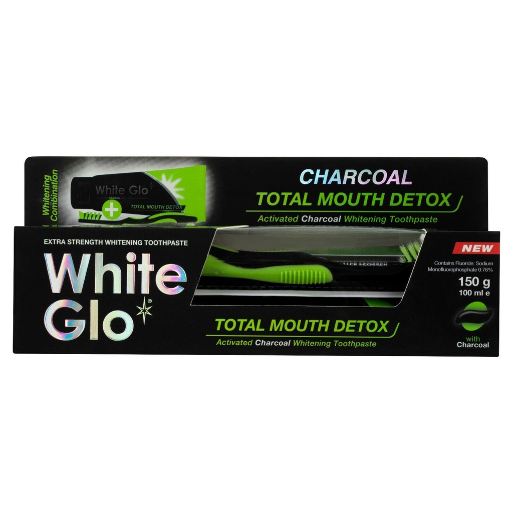 White Glo Charcoal TMD Toothpaste 100ml