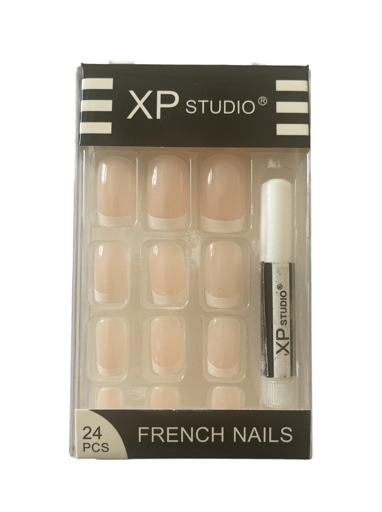 XP Studio French Fake Nails - Pink 24 pcs