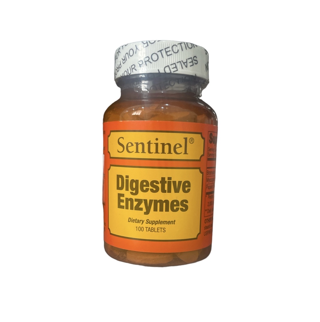 Sentinel Digestive Enzymes 100 Tablets