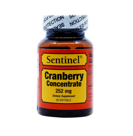 Sentinel Cranberry Concentrate 252mg 60 Softgels