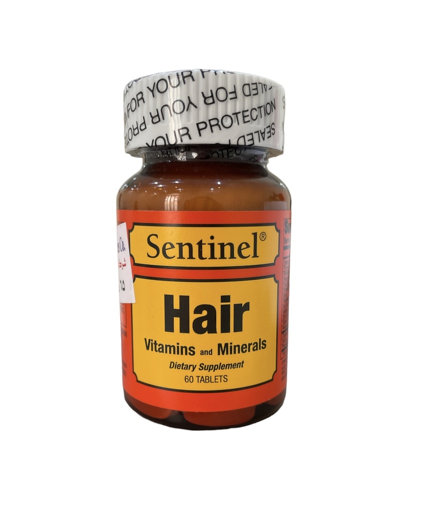 Sentinel Hair Vitamins &amp; Minerals 60 Tablets