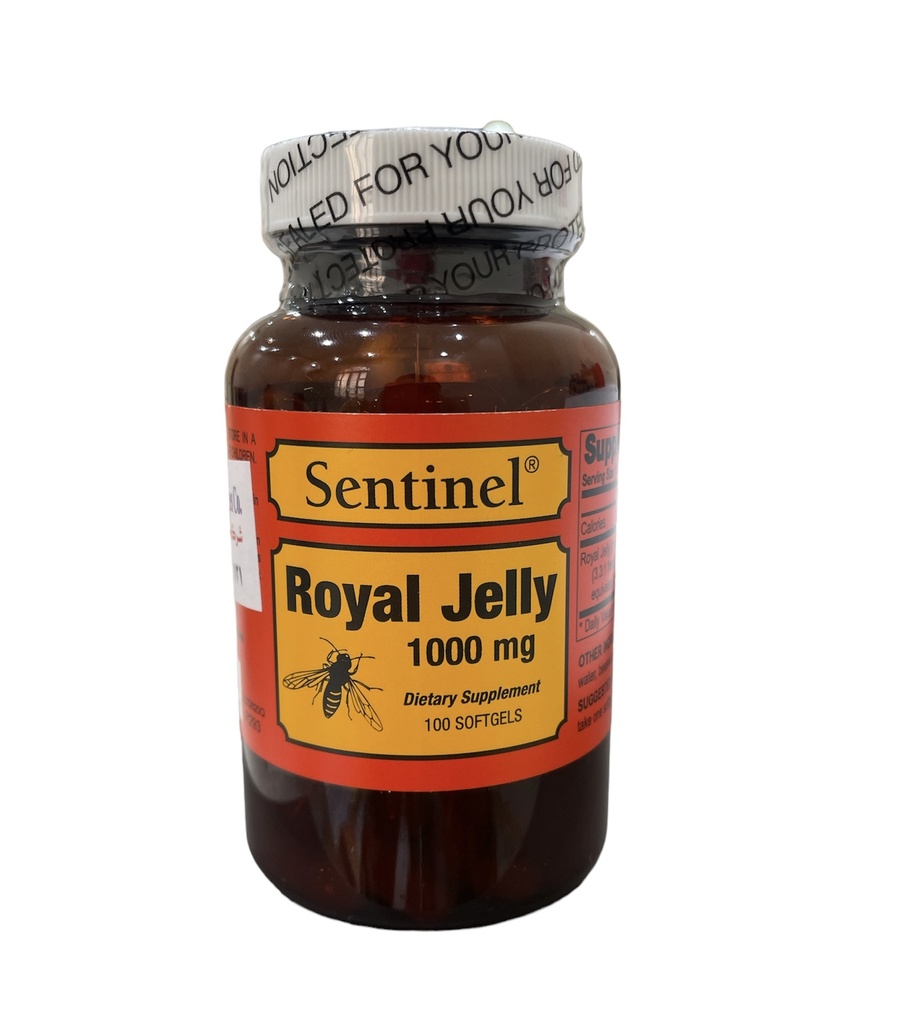 Sentinel Royal Jelly 1000mg 100 Softgels