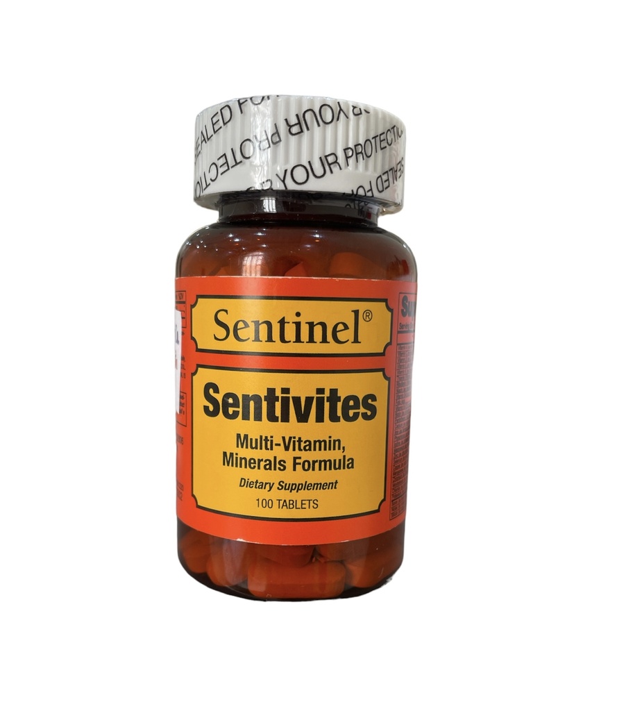 Sentinel Sentitives Multi-Vitamin &amp; Minerals Formula 100 Tablets