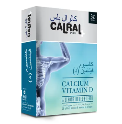 Calral Plus Calcium &amp; Vitamin D 30 Tablets