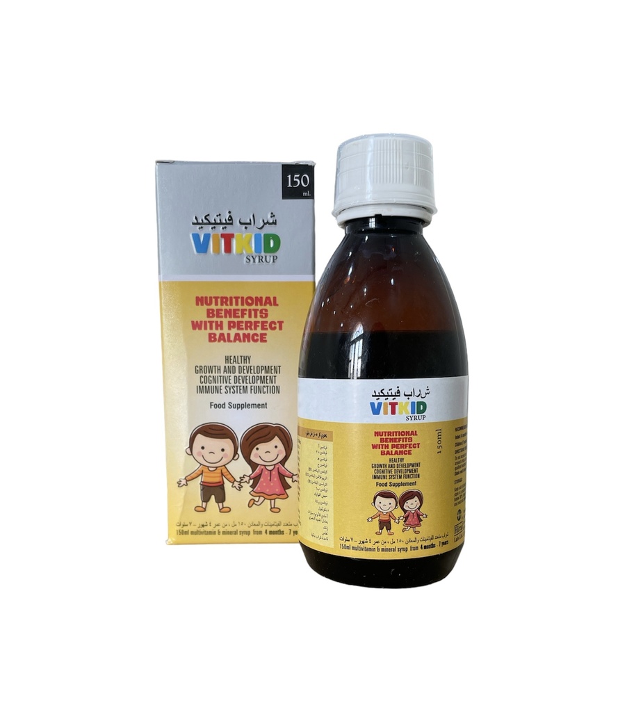 Vitkid Multivitamin &amp; Mineral Syrup 150ml