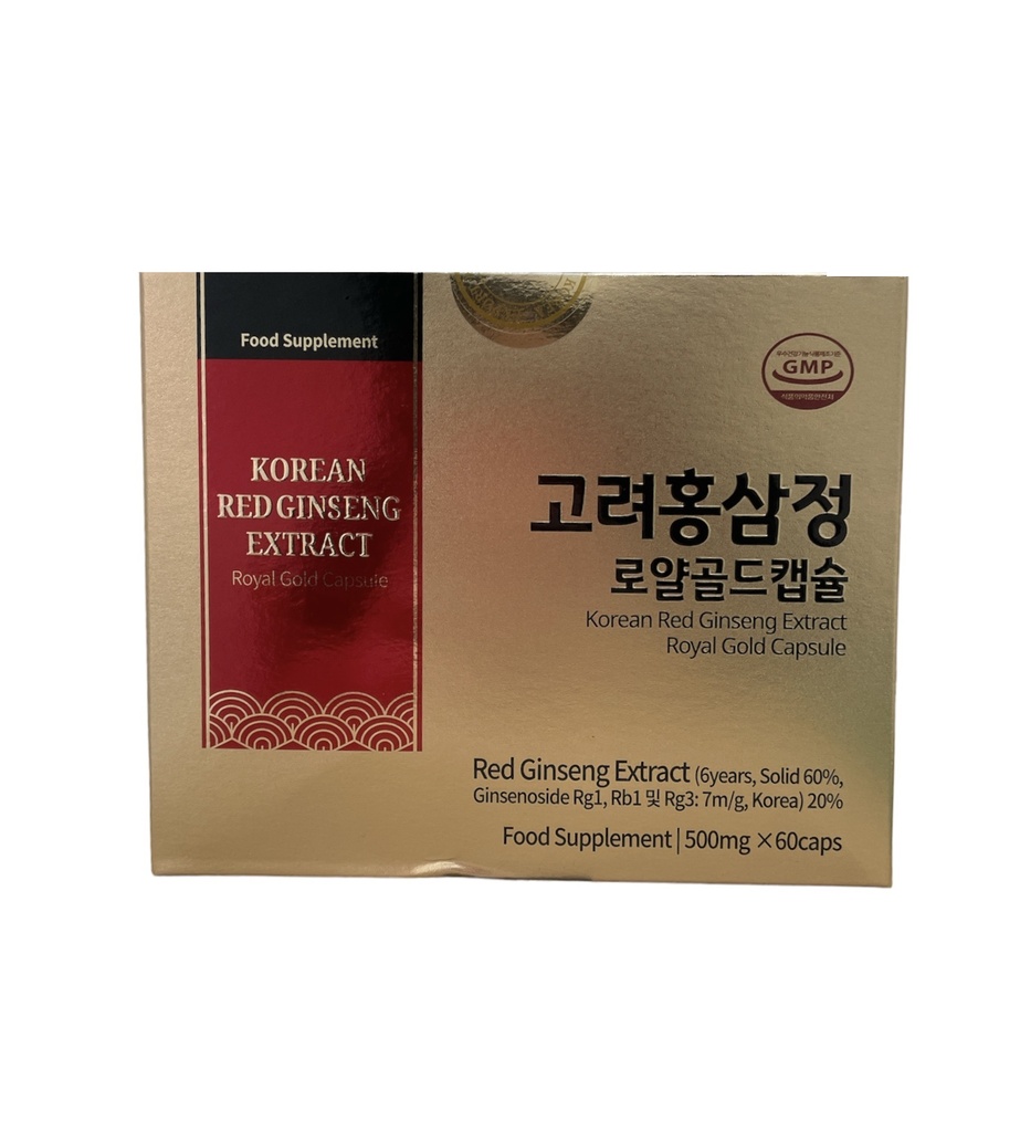 Korean Red Ginseng Extract Royal Gold Capsule 60'S