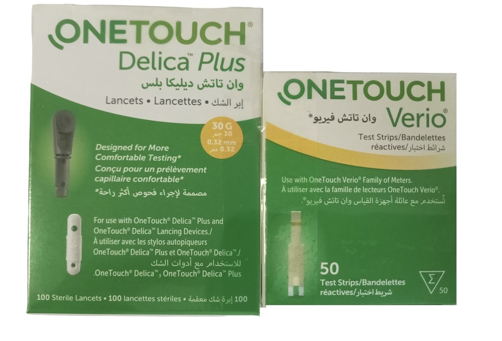 One Touch 1 Delica Plus 100Pcs + 2 Verio 50Pcs