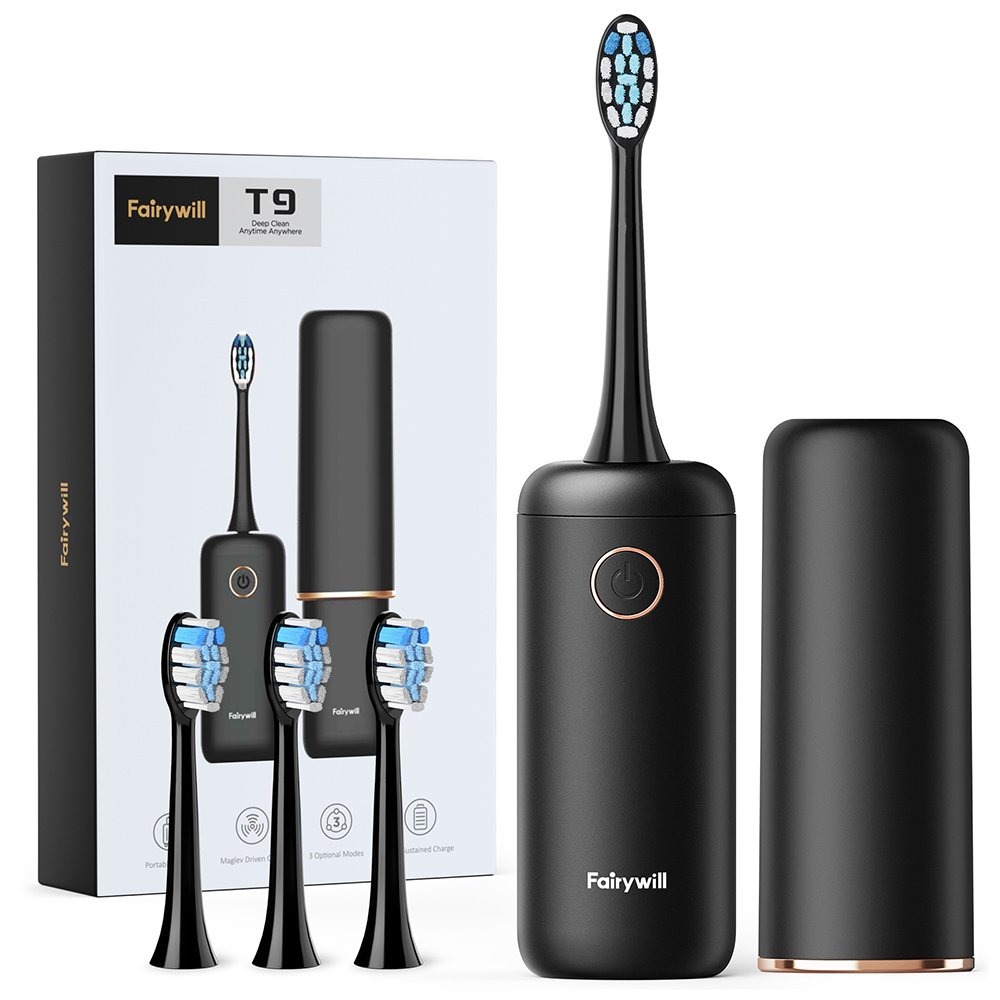Fairywill T9 Portable Slim Electric Toothbrush