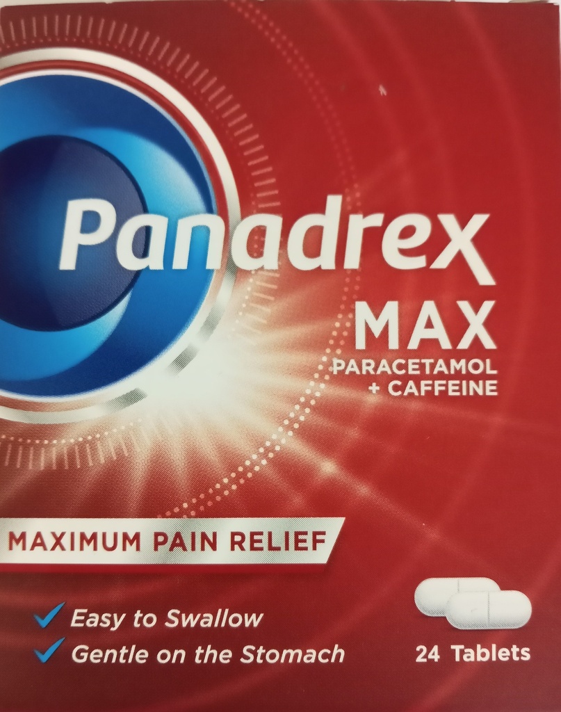 Panadrex Max 500mg 24 Tablets