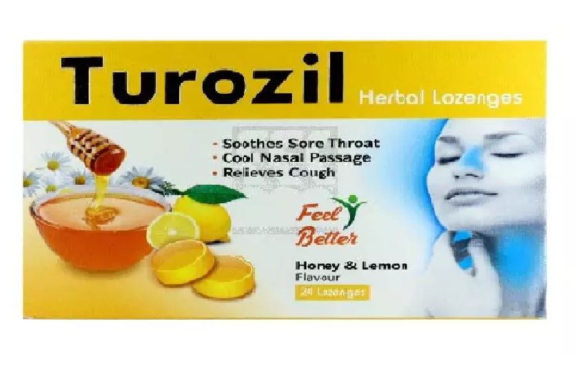 Turozil Lozenges Honey &amp; Lemon 24's