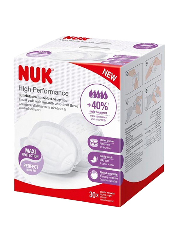 Nuk High Performance Breast Pads 30'S