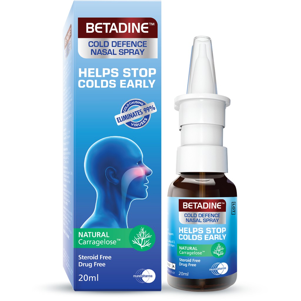 Betadine Cold Defence Nasal Spray 20ML