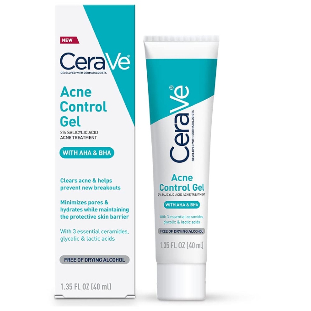 Cerave Acne Control Gel with AHA &amp; BHA 40ml