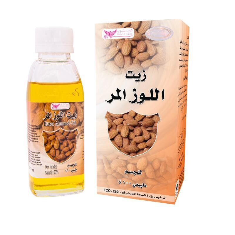 Bitter Almond Oil For Skin&amp; Hair 125Ml
