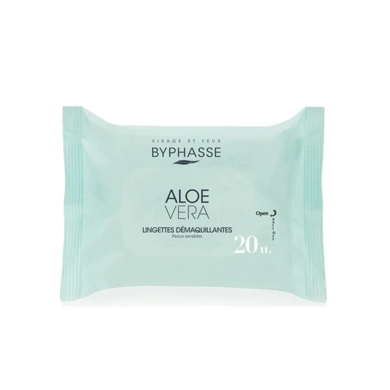 Byphasse Makeup Remover Wipes With Aloe Vera 20's