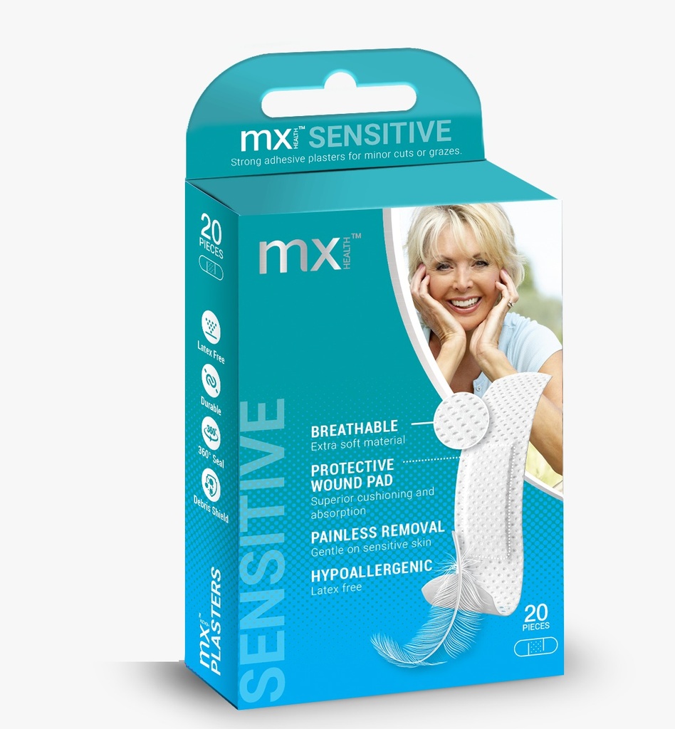 Mx Health Sensitive Plasters 20'S