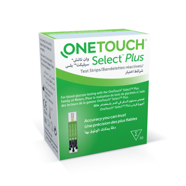 One Touch Select Plus Strips 50'S