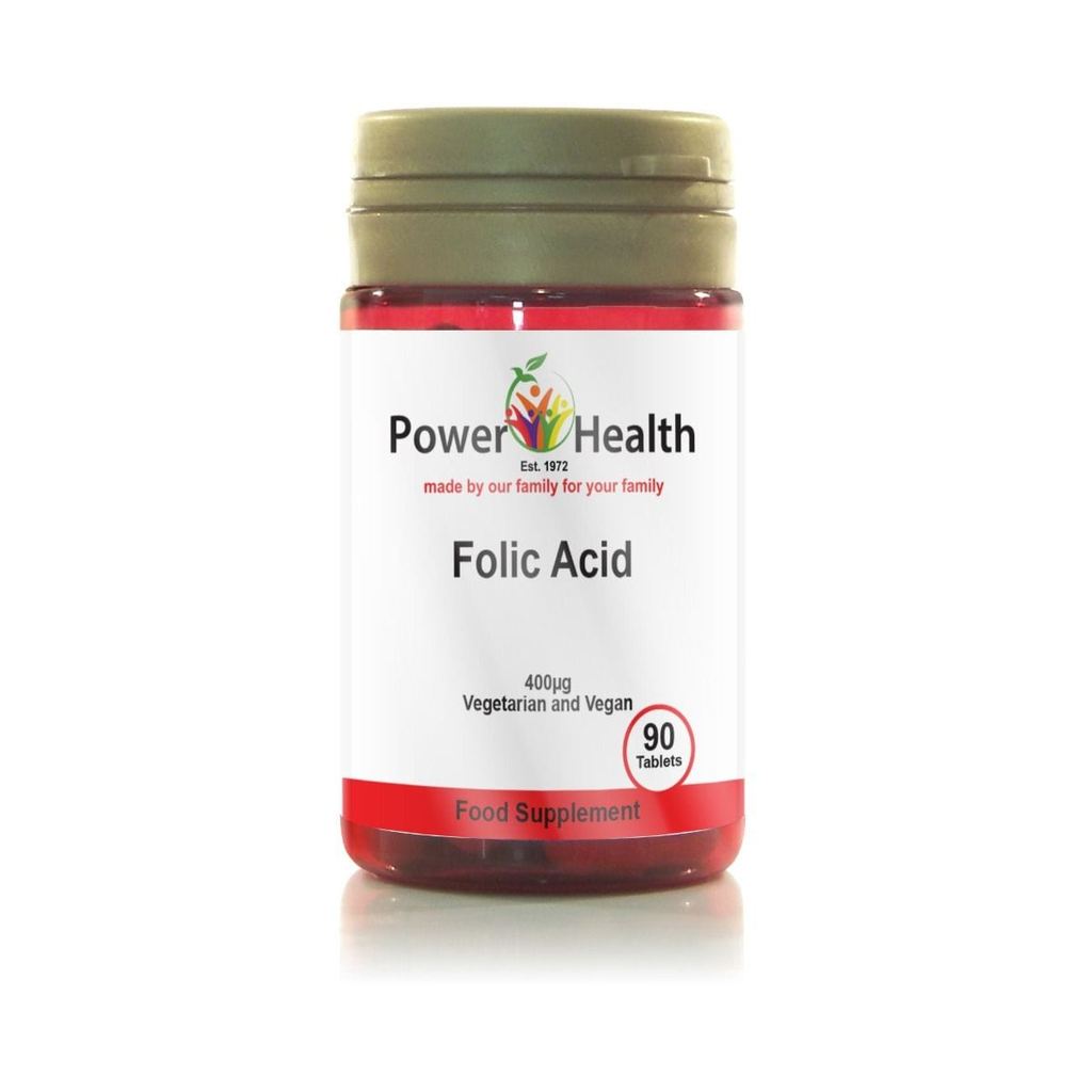 Power Health Folic Acid 400Ug 90'S-