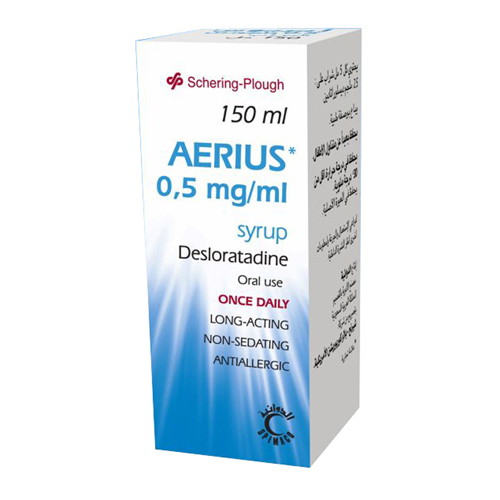 AERIUS 0.5MG/ML SYRUP 150ML-