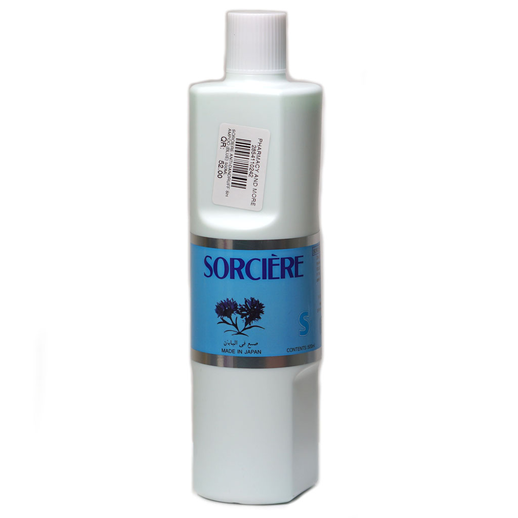 Sorciere Anti-Dandruff Shampoo (Blue) 500Ml